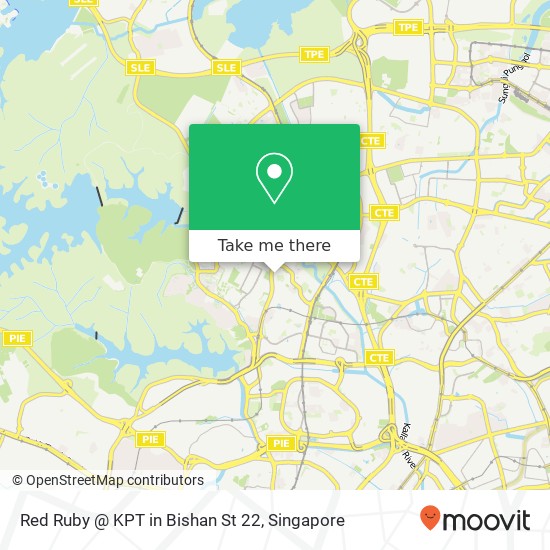Red Ruby @ KPT in Bishan St 22 map