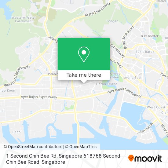 1 Second Chin Bee Rd, Singapore 618768 Second Chin Bee Road map