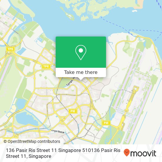 136 Pasir Ris Street 11 Singapore 510136 Pasir Ris Street 11地图