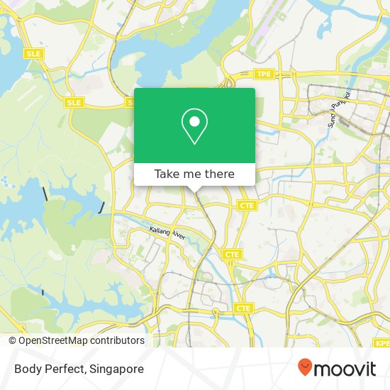 Body Perfect map