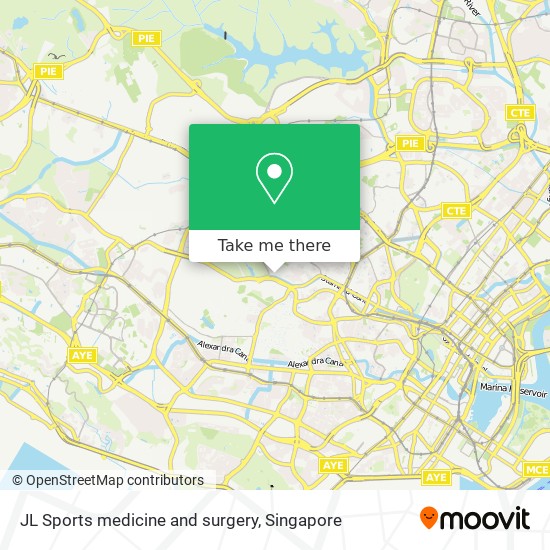 JL Sports medicine and surgery map