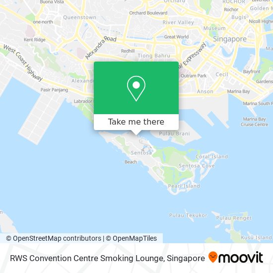 RWS Convention Centre Smoking Lounge地图