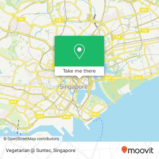 Vegetarian @ Suntec map