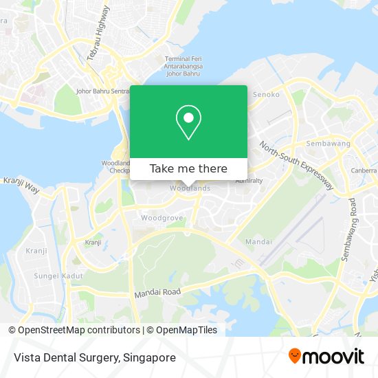 Vista Dental Surgery map