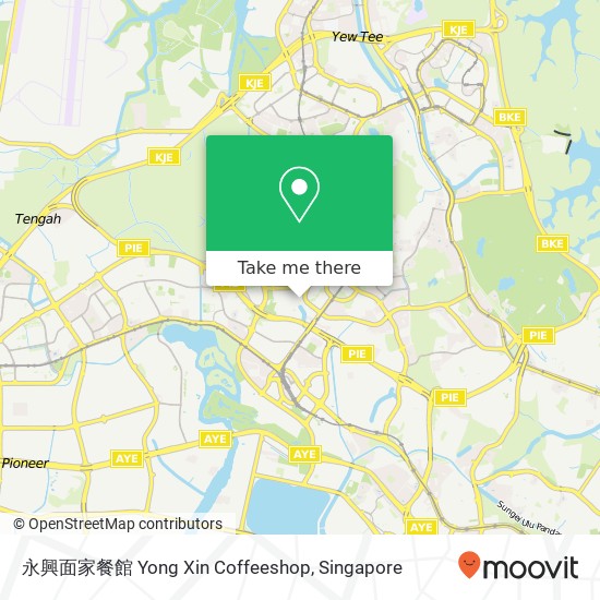 永興面家餐館 Yong Xin Coffeeshop map