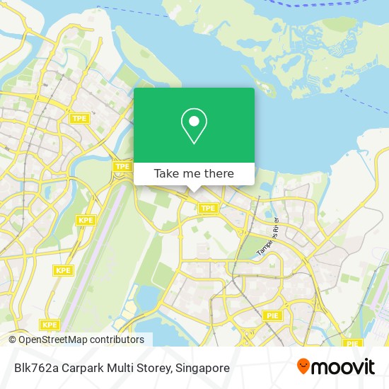 Blk762a Carpark Multi Storey map