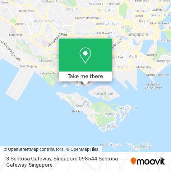 3 Sentosa Gateway, Singapore 098544 Sentosa Gateway map