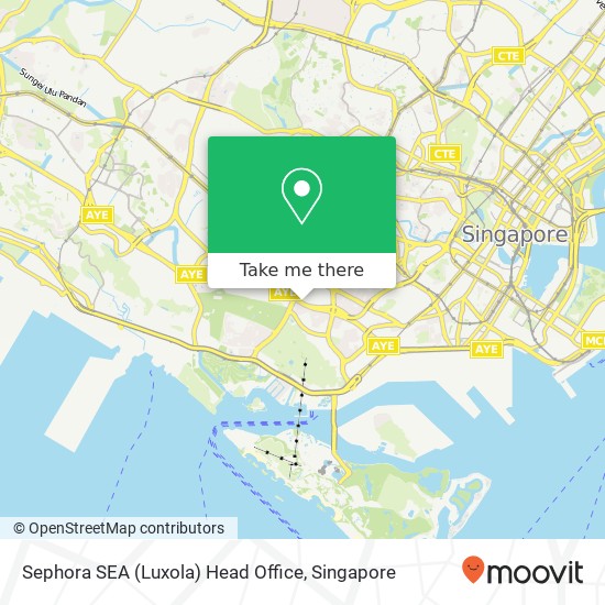 Sephora SEA (Luxola) Head Office map