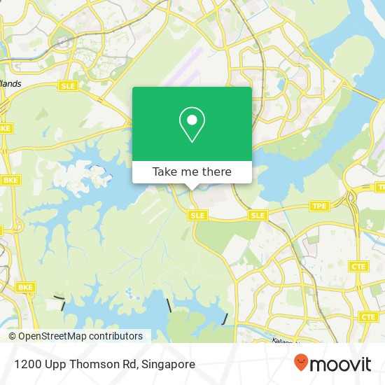 1200 Upp Thomson Rd地图