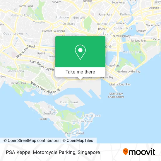 PSA Keppel Motorcycle Parking map