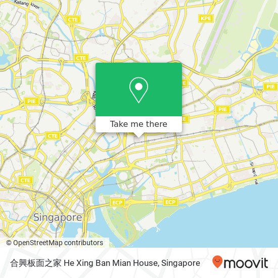 合興板面之家 He Xing Ban Mian House地图