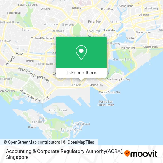 Accounting & Corporate Regulatory Authority(ACRA) map