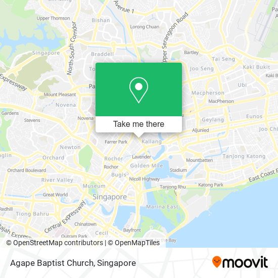 Agape Baptist Church map