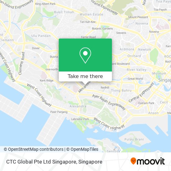 CTC Global Pte Ltd Singapore map