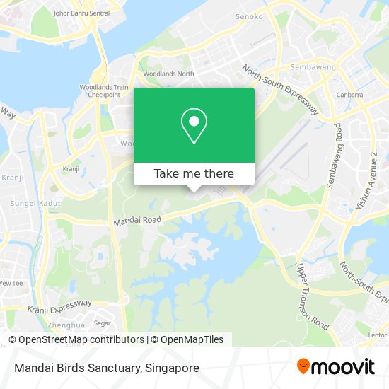 Mandai Birds Sanctuary map