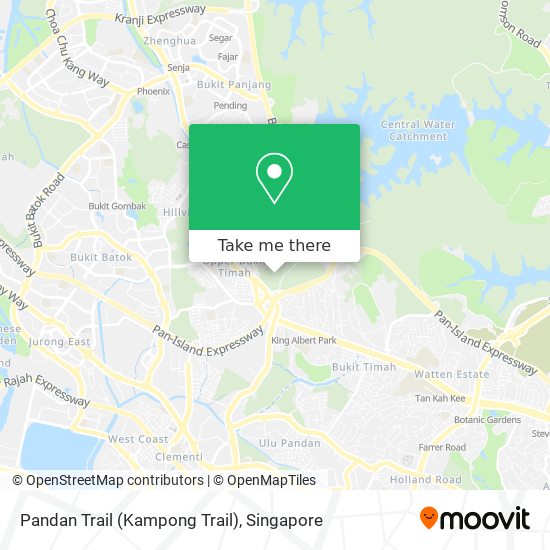 Pandan Trail (Kampong Trail) map