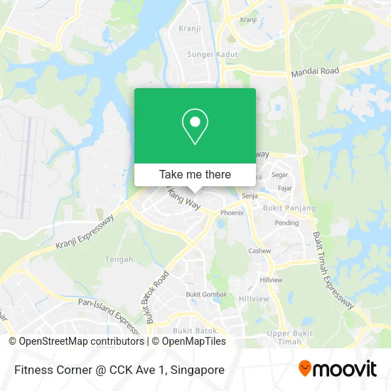 Fitness Corner @ CCK Ave 1 map