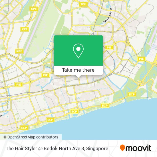 The Hair Styler @ Bedok North Ave 3 map