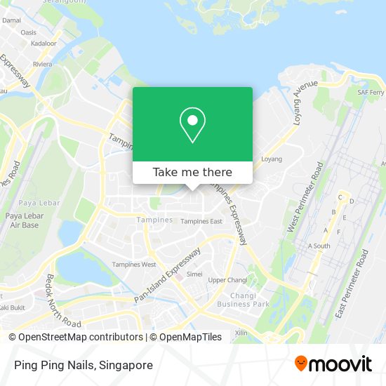Ping Ping Nails map