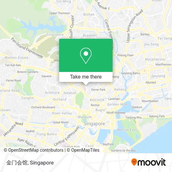 金门会馆 map