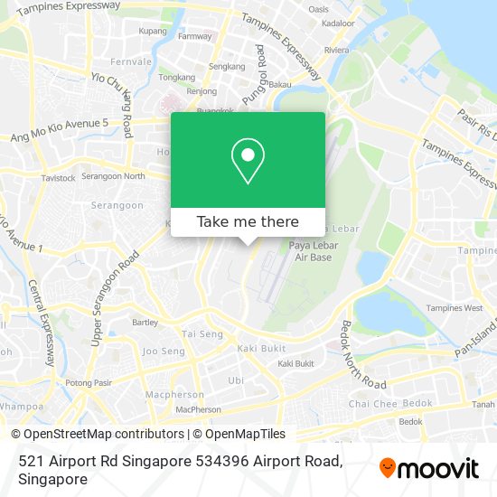 521 Airport Rd Singapore 534396 Airport Road地图