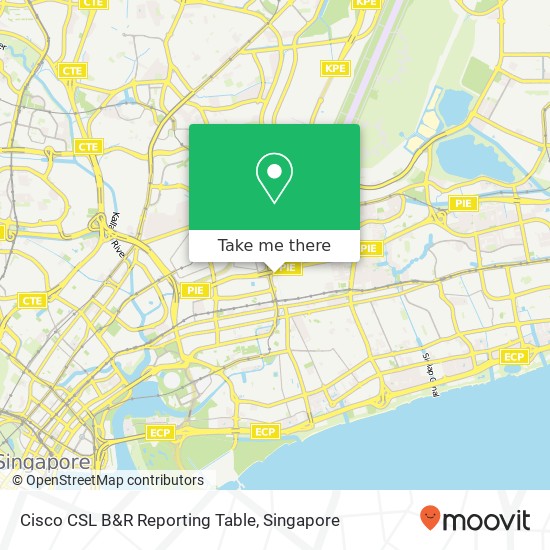 Cisco CSL B&R Reporting Table map