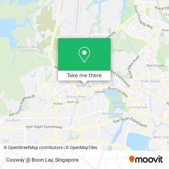 Cosway @ Boon Lay map