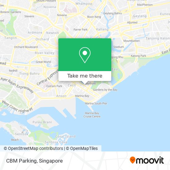 CBM Parking map