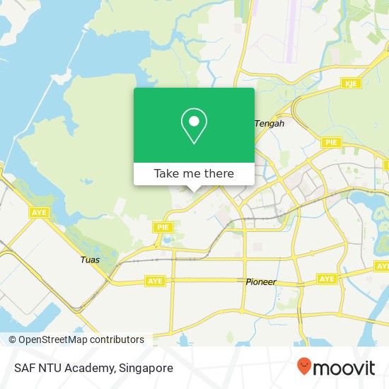 SAF NTU Academy map