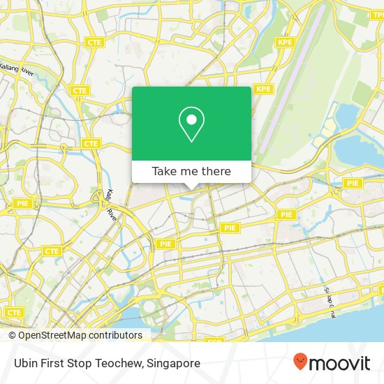 Ubin First Stop Teochew map