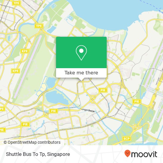 Shuttle Bus To Tp map