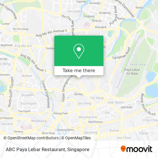 ABC Paya Lebar Restaurant map
