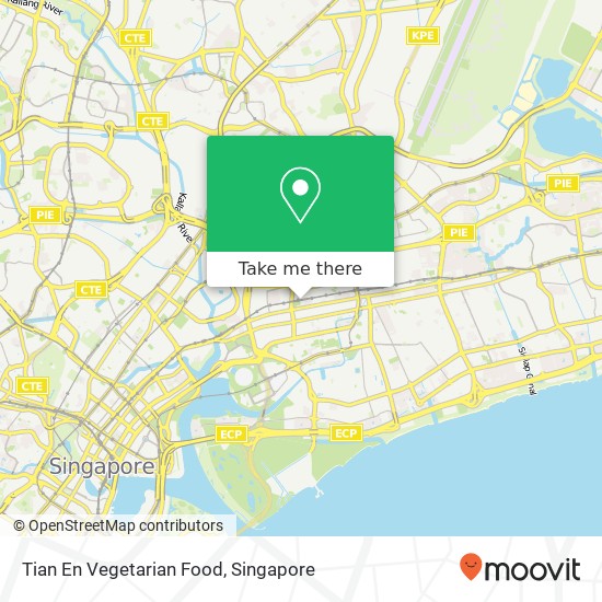 Tian En Vegetarian Food map