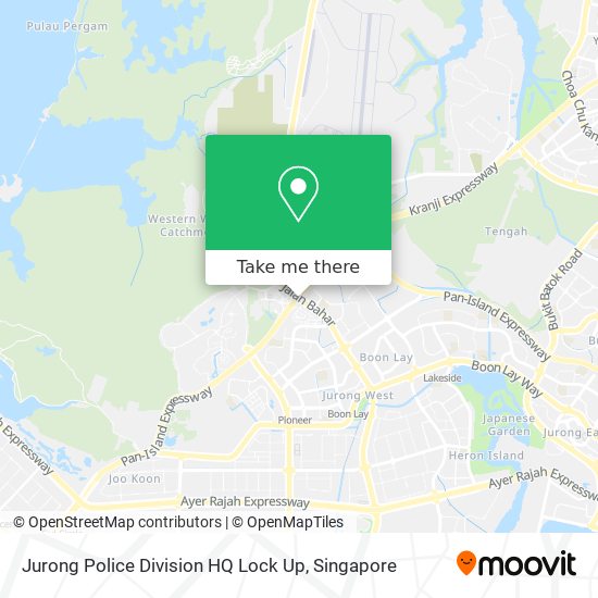 Jurong Police Division HQ Lock Up map