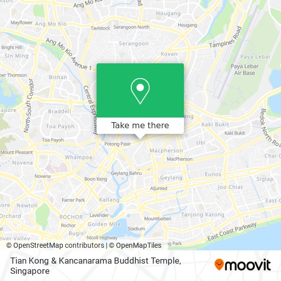 Tian Kong & Kancanarama Buddhist Temple map