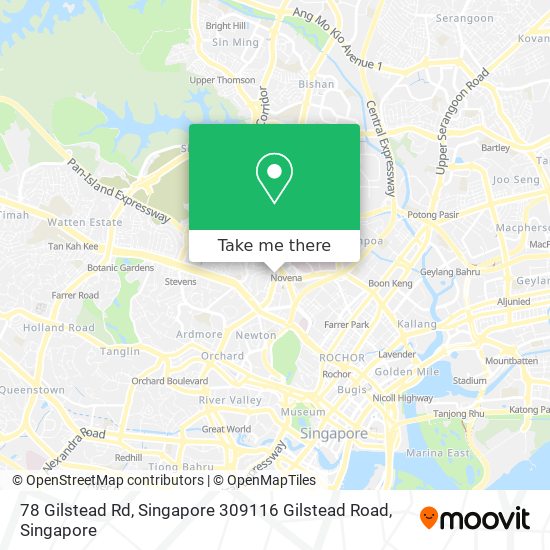 78 Gilstead Rd, Singapore 309116 Gilstead Road map
