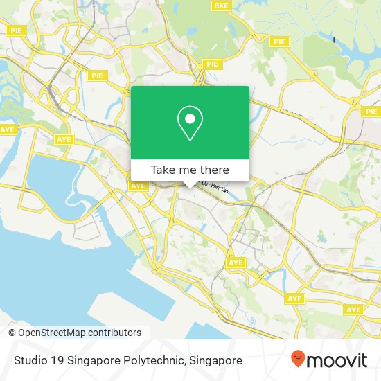 Studio 19 Singapore Polytechnic map