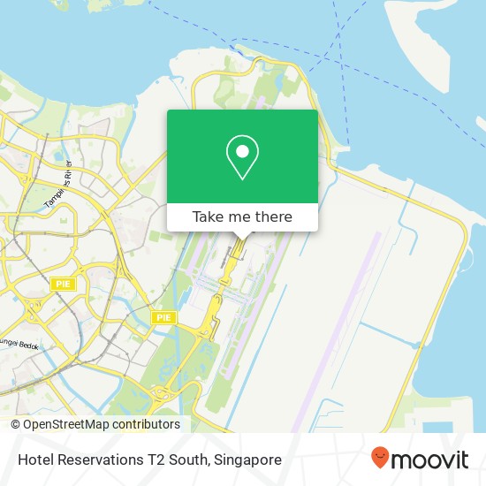 Hotel Reservations T2 South地图