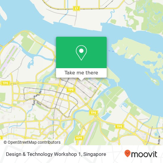 Design & Technology Workshop 1 map