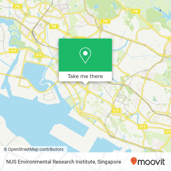 NUS Environmental Research Institute map