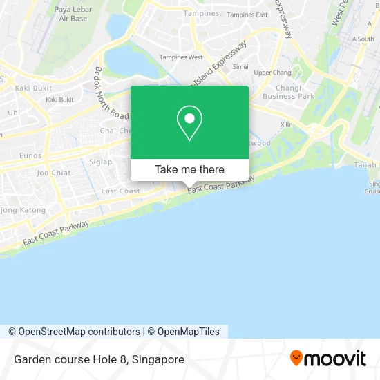 Garden course Hole 8地图