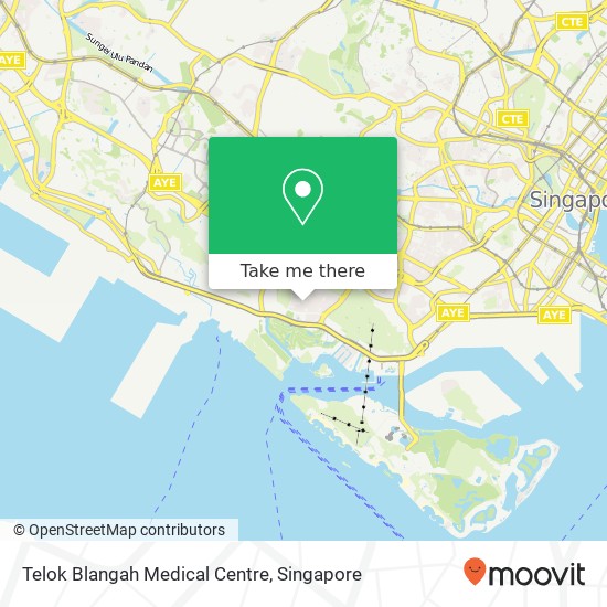 Telok Blangah Medical Centre map