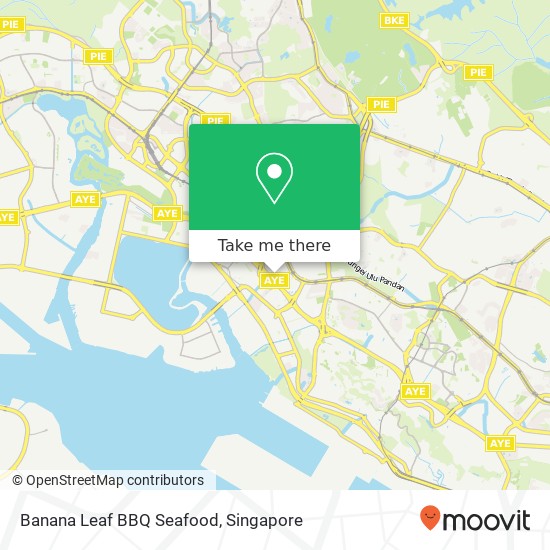 Banana Leaf BBQ Seafood map