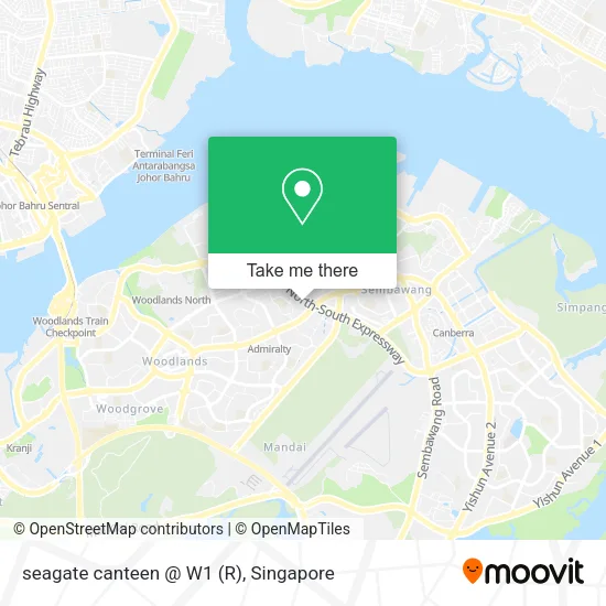 seagate canteen @ W1 (R) map
