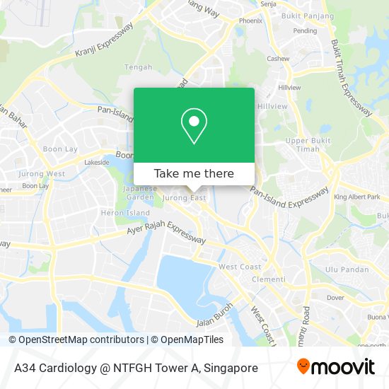 A34 Cardiology @ NTFGH Tower A map