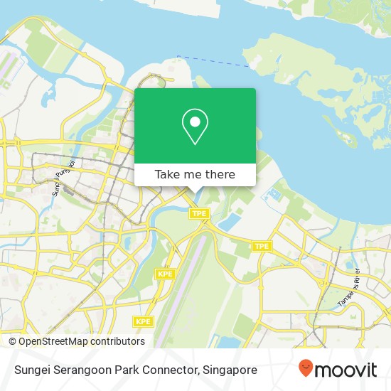 Sungei Serangoon Park Connector map