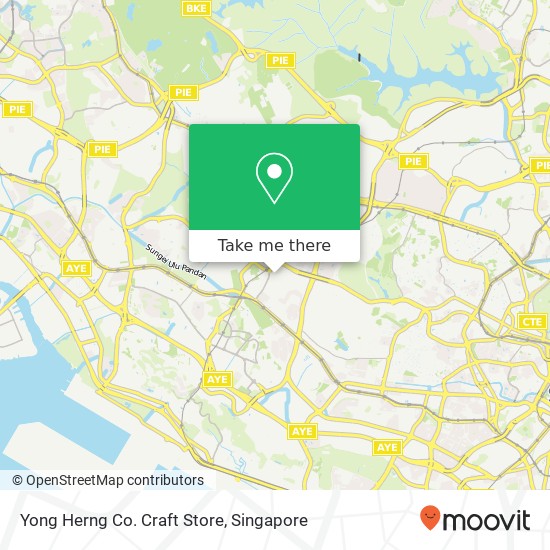 Yong Herng Co. Craft Store map