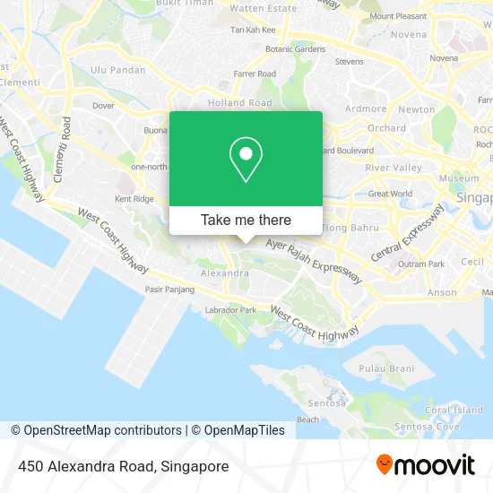 450 Alexandra Road map