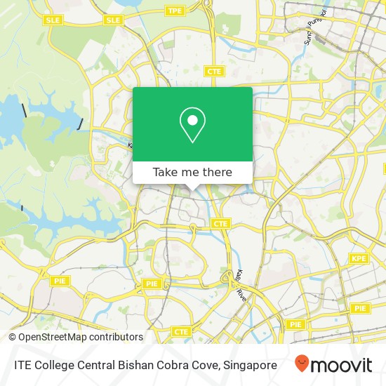 ITE College Central Bishan Cobra Cove地图