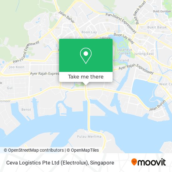 Ceva Logistics Pte Ltd (Electrolux)地图